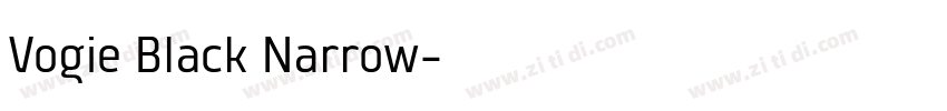 Vogie Black Narrow字体转换 Vogie Black Narrow字体转换